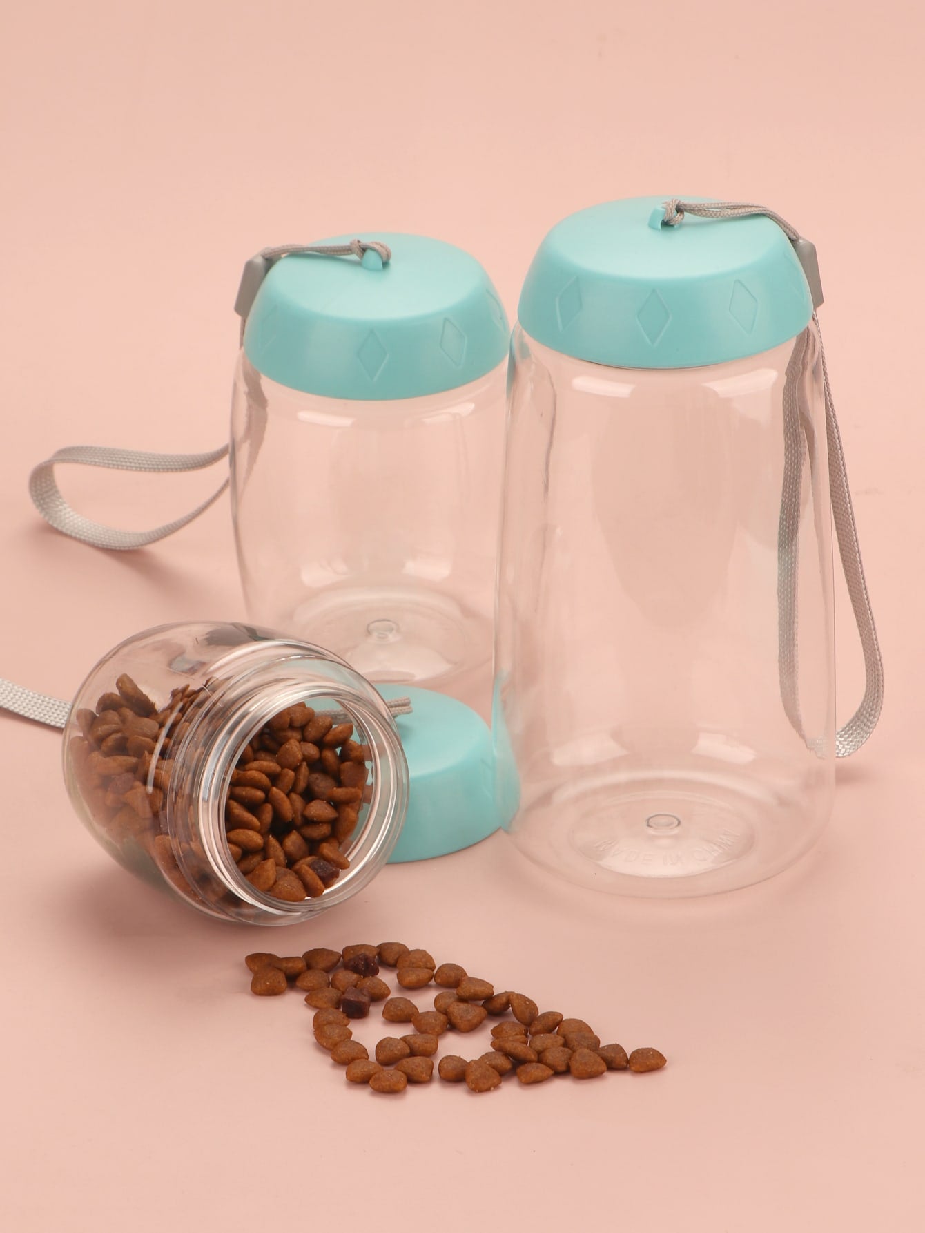 1pc Random Color Pet Treat Jar Dog Outing Dog Stuff
