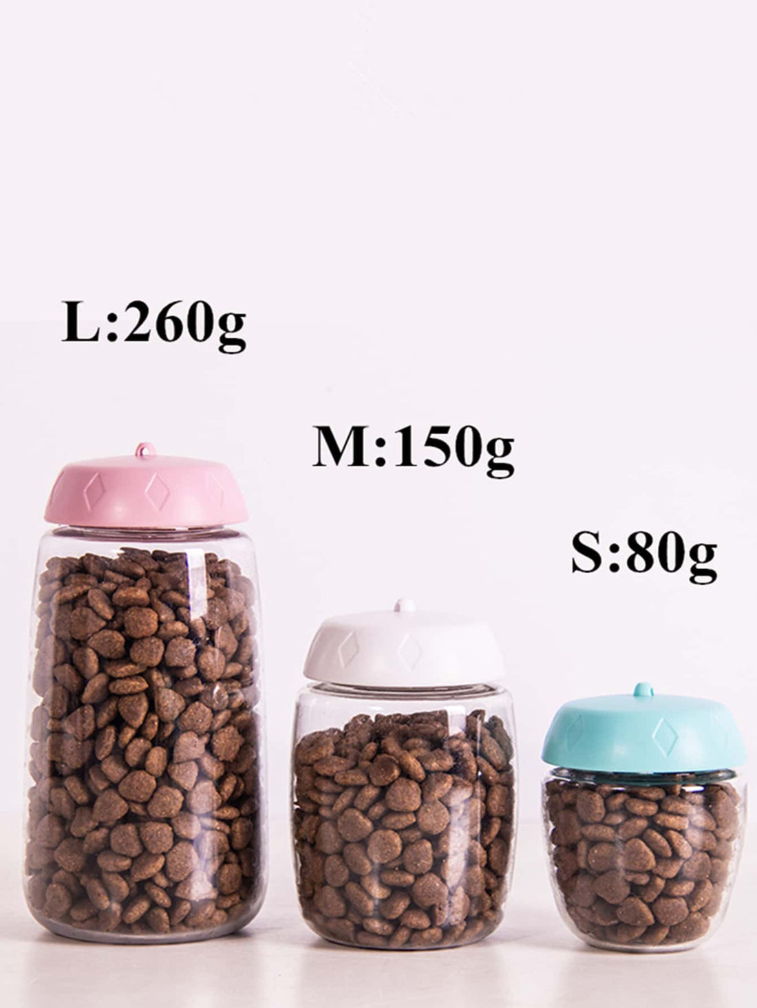 1pc Random Color Pet Treat Jar Dog Outing Dog Stuff
