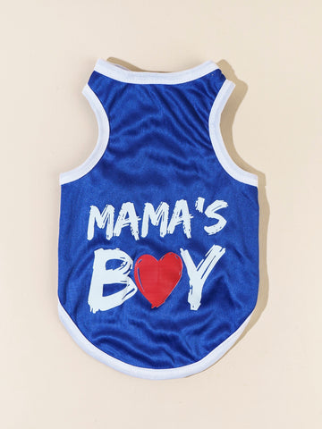 1pc Letter Graphic Pet Tank