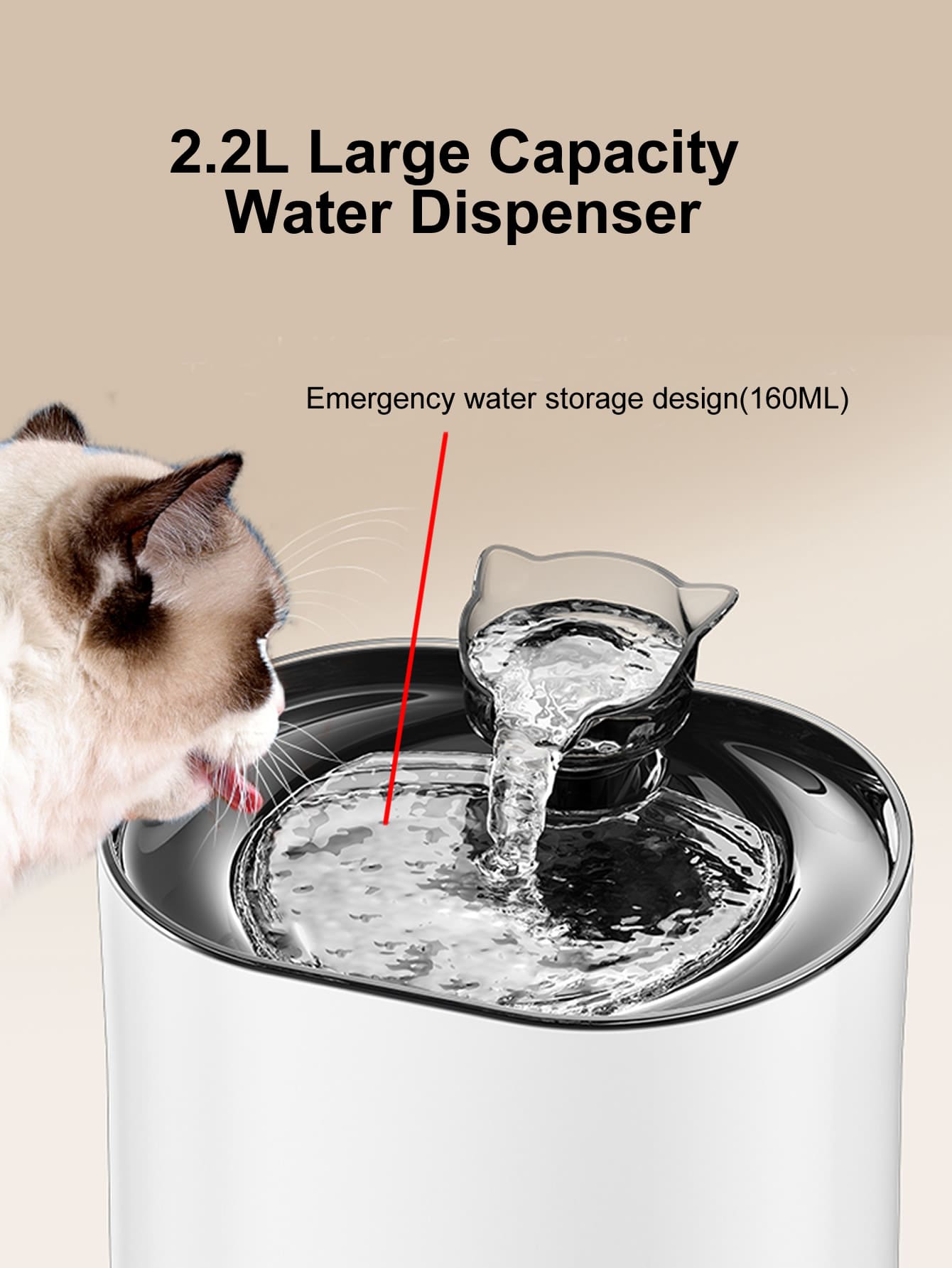 Blue replacement filter cartridge for pet automatic water fountains suitable for small and medium cats and dogs.