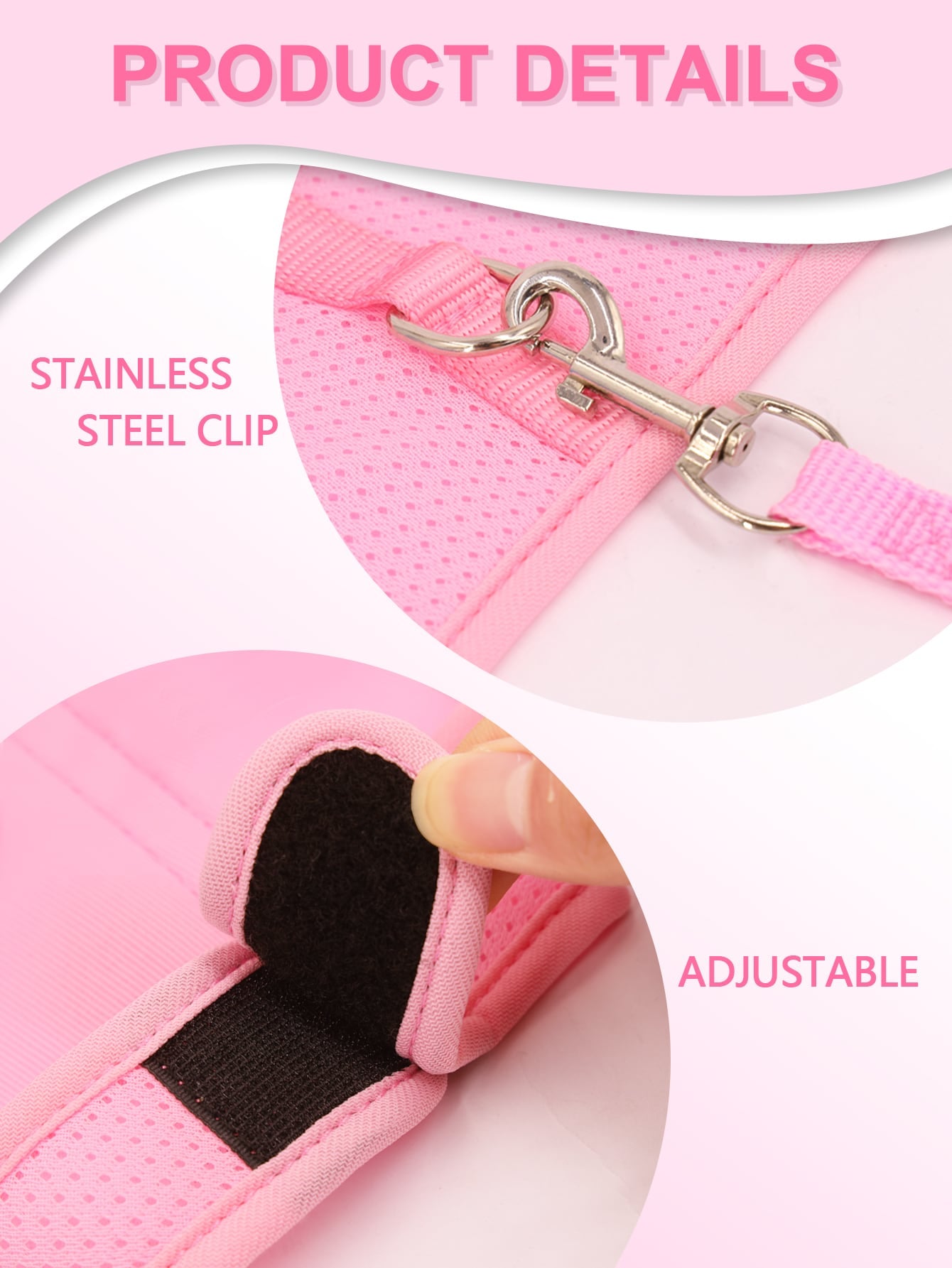 Supet breathable polyester rabbit harness and leash set for small animals in black, designed for supervised outdoor walking and handling.
