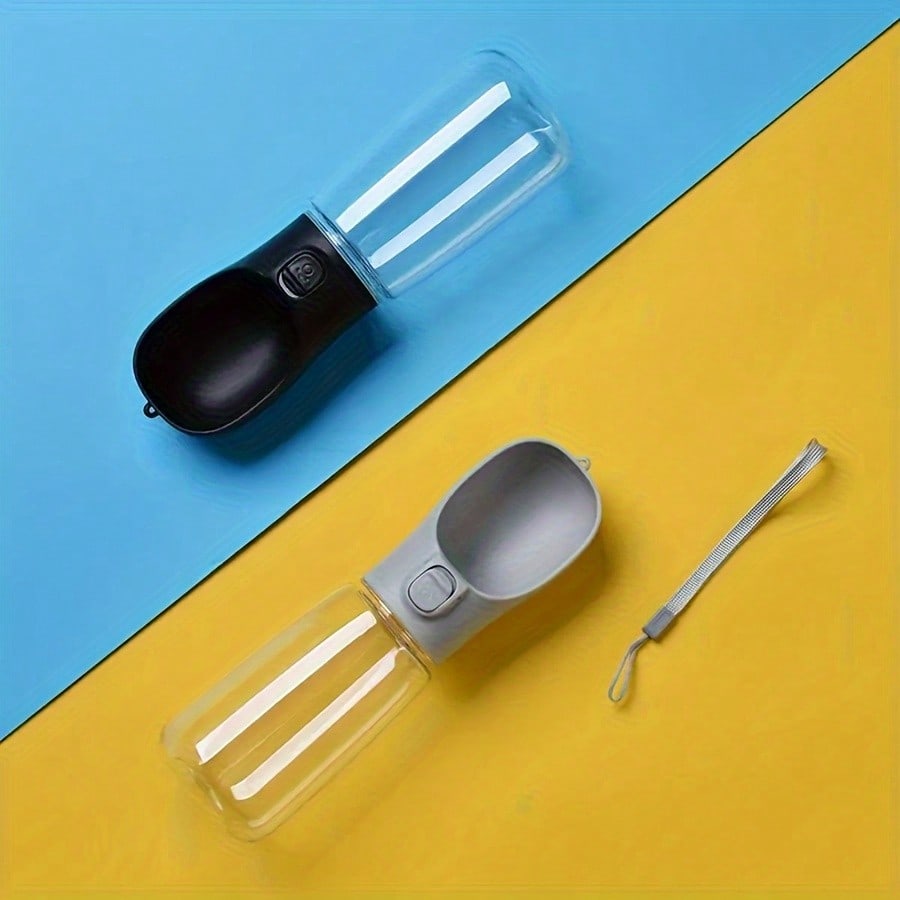 New Pet Portable Water Bottle & Bowl Cat & Dog Drinking Cup Travel Accessory Dog Outing Dog Stuff