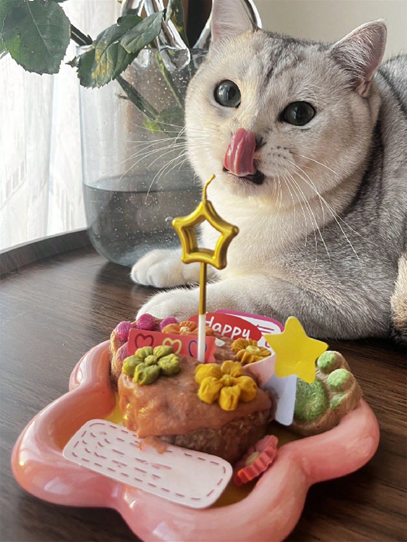 Pet Ceramic Cat Bowl - Neck Protection Ceramic Bowl - Suitable For Cats And Dogs, Anti-Tipping Dog And Pet Bowl