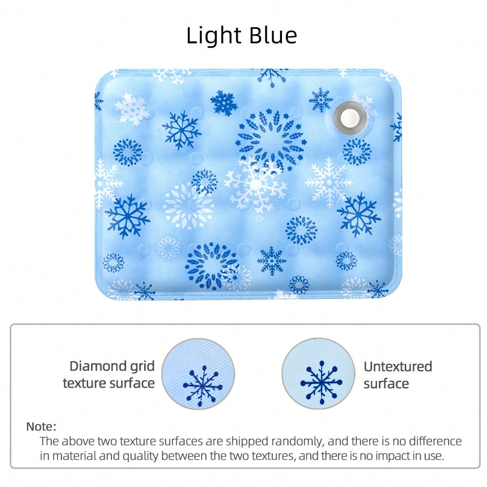 1pc Pet Hydrating Cooling Mat, Summer Pet Cooling Pad, Water-Filled Cooling Mat For Dog/Cat Bed, Suitable For Medium/Small Pets, Variety Of Colors Available, Enhanced Cooling Effect With Dry Ice Powder