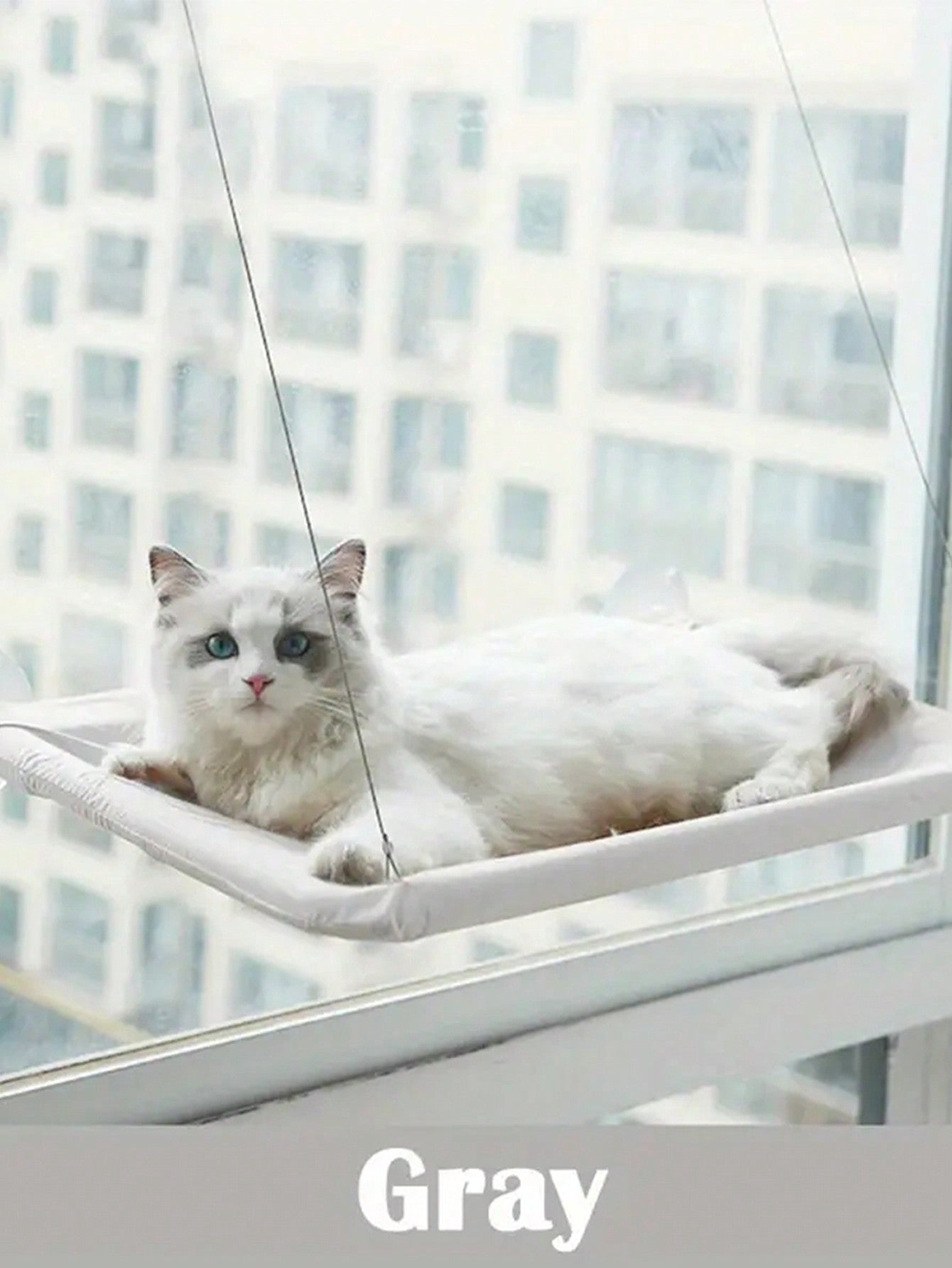 1pc Cat Hammock Hanging Cat Bed Window Pet Bed For Cats Small Dogs Sunny Window Seat Mount With Blanket Bearing 5kg Pet Accessories