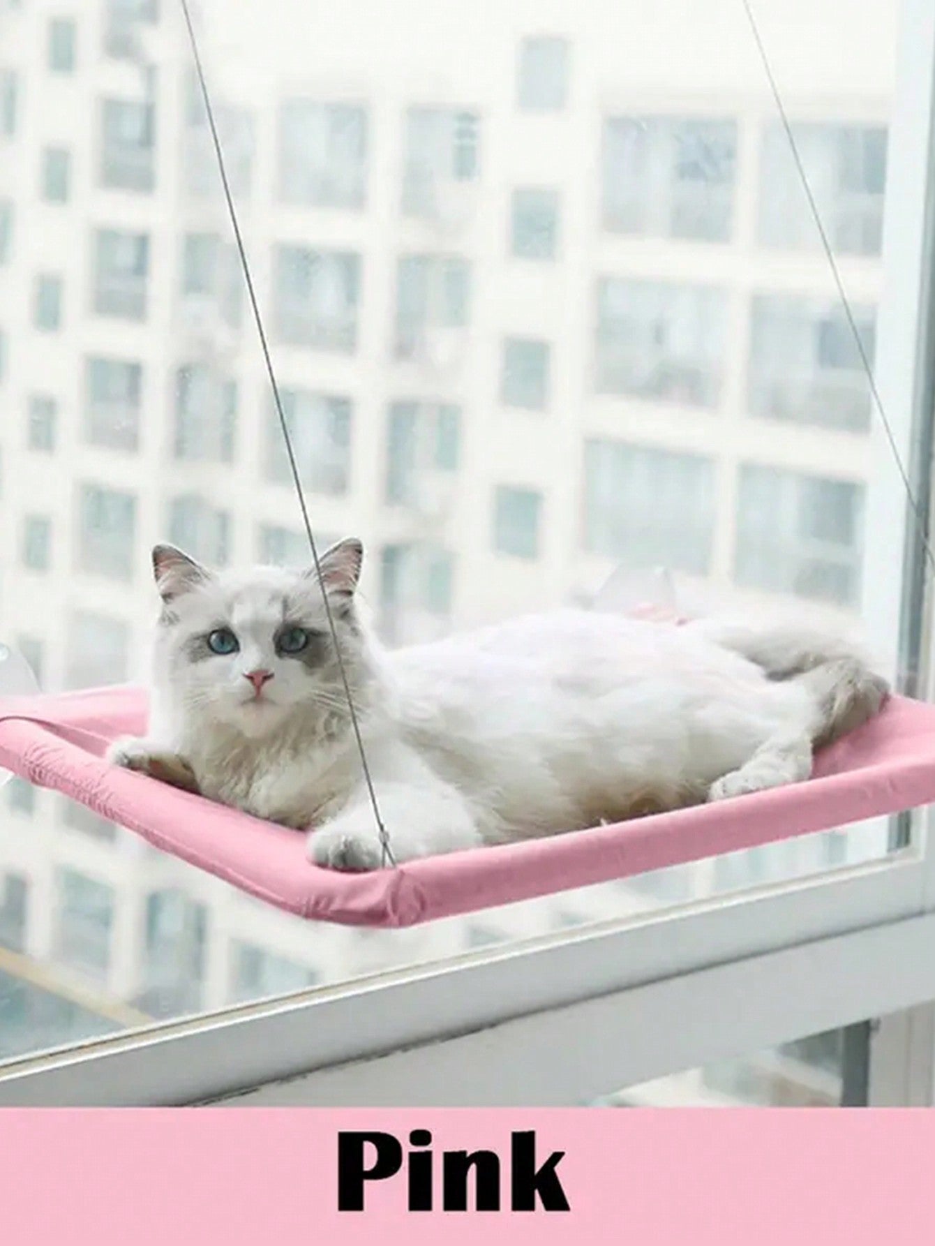 1pc Cat Hammock Hanging Cat Bed Window Pet Bed For Cats Small Dogs Sunny Window Seat Mount With Blanket Bearing 5kg Pet Accessories