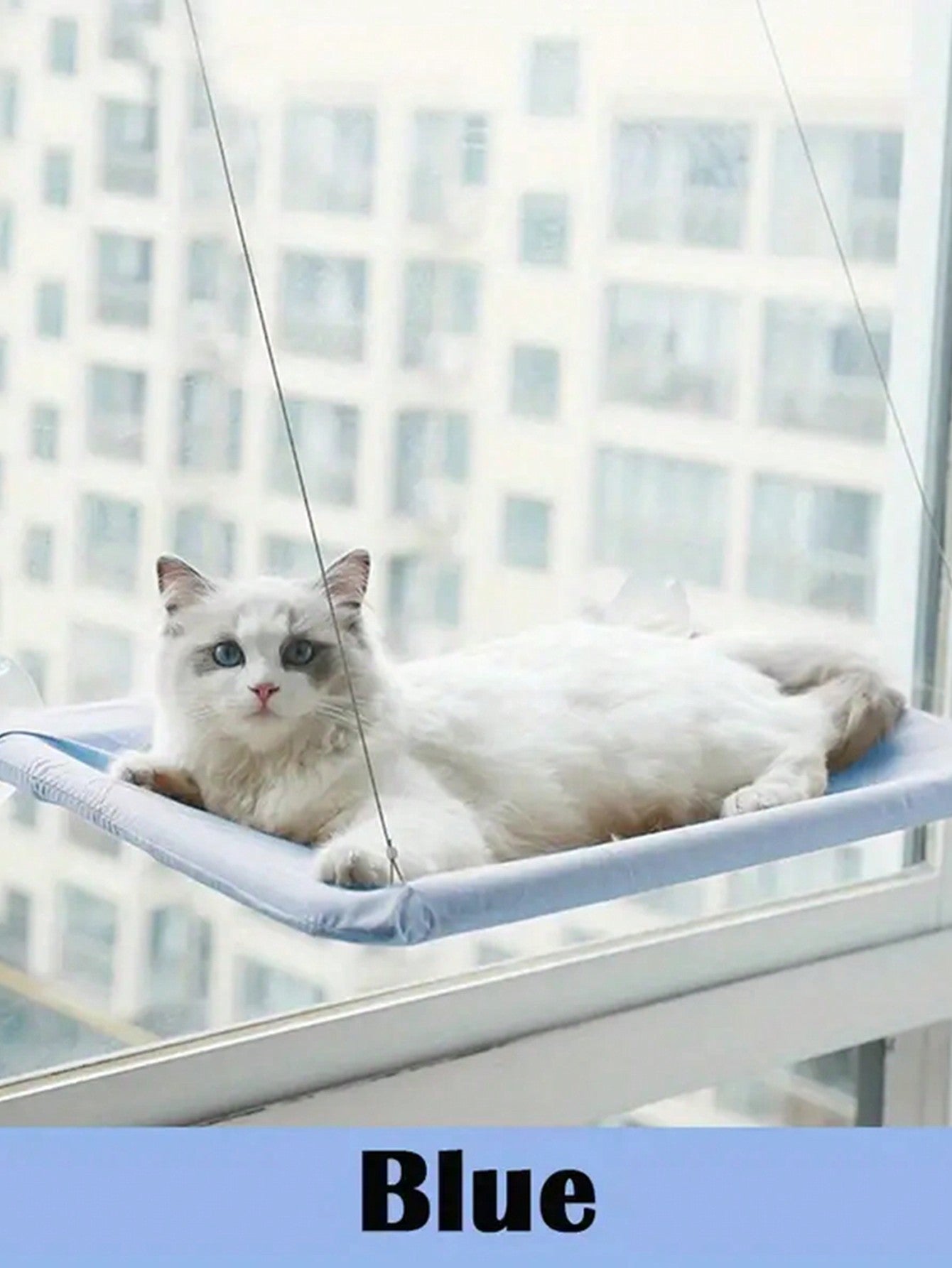 1pc Cat Hammock Hanging Cat Bed Window Pet Bed For Cats Small Dogs Sunny Window Seat Mount With Blanket Bearing 5kg Pet Accessories