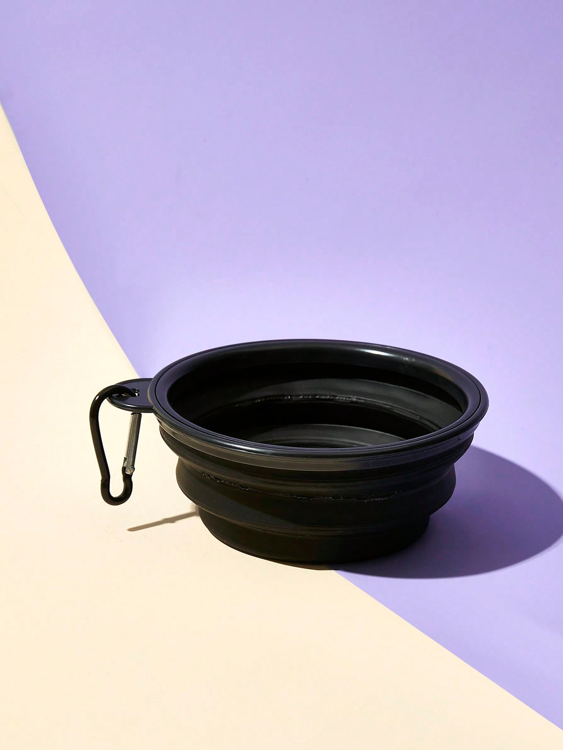 1pc Portable Outdoor Pet Bowl, Slow Feeder Silicone Folding Dog/Cat Bowl, Hanging Pet Water Dish
