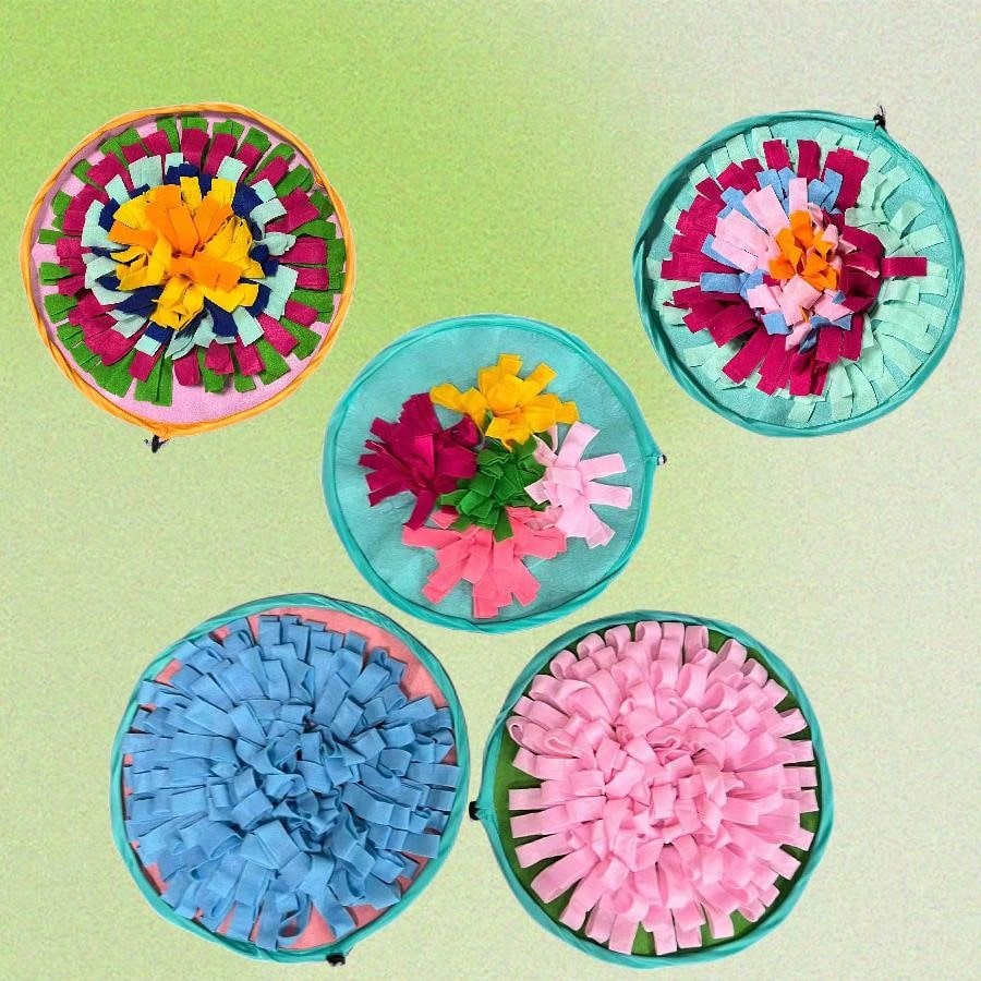 Dog Snuffle Mat,Dog Toys,Interactive Sniff Mat For Dogs Slow Eating And Keep Busy,Adjustable Snuffle Mat For Dogs Small And Large Breed, Cats-Dog Puzzle Toys, Encourages Natural Foraging Skills For Cats Dogs