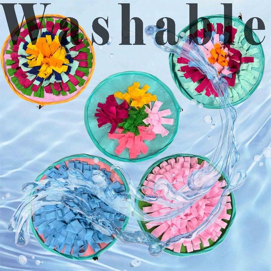 Dog Snuffle Mat,Dog Toys,Interactive Sniff Mat For Dogs Slow Eating And Keep Busy,Adjustable Snuffle Mat For Dogs Small And Large Breed, Cats-Dog Puzzle Toys, Encourages Natural Foraging Skills For Cats Dogs