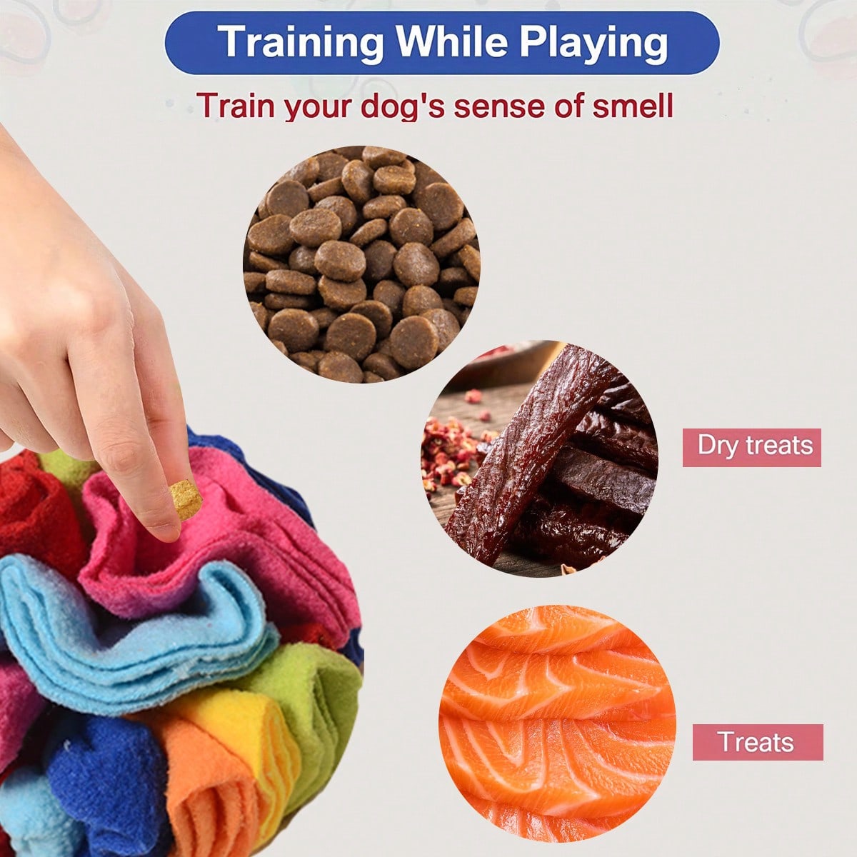 1 Pc Pet Snuffle Mat, Dog Slow Feeding Mat, Pet Scent Training Mat