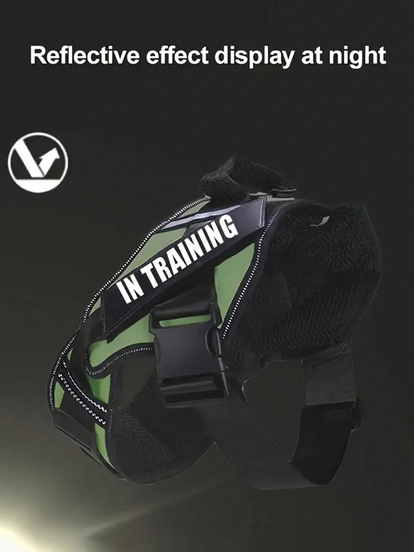 Multicolor reflective no-pull dog harness training vest with adjustable breathable chest strap for small, medium, and large dogs