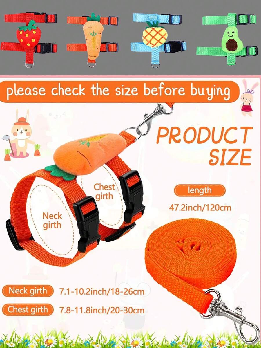 Multicolor small pet toy set featuring a carrot-shaped slow feeder food dispenser and an expandable telescopic play tunnel made of Polyvinyl Chloride for hamsters, bunnies, ferrets, and sugar gliders.