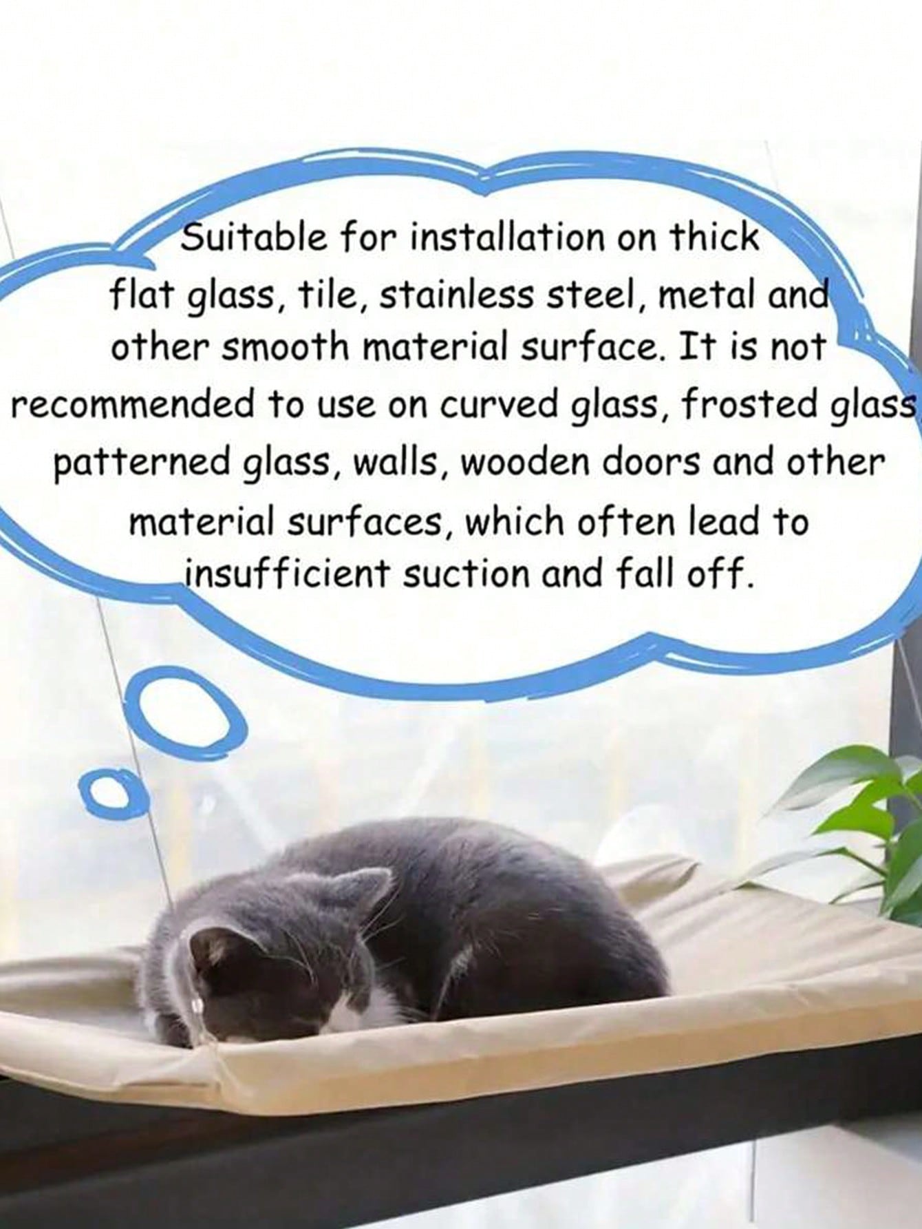 1pc Cat Hammock Hanging Cat Bed Window Pet Bed For Cats Small Dogs Sunny Window Seat Mount With Blanket Bearing 5kg Pet Accessories
