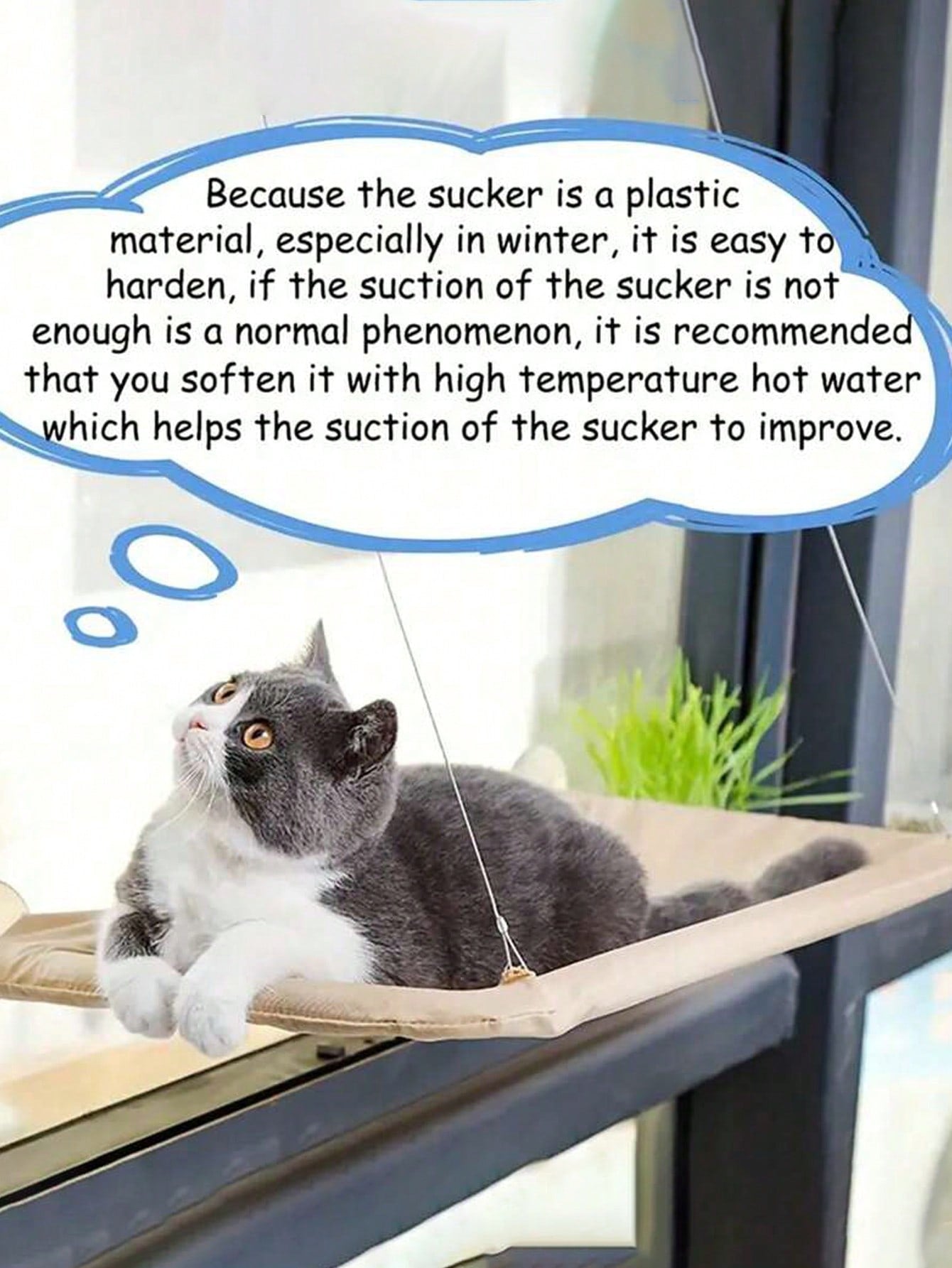 1pc Cat Hammock Hanging Cat Bed Window Pet Bed For Cats Small Dogs Sunny Window Seat Mount With Blanket Bearing 5kg Pet Accessories