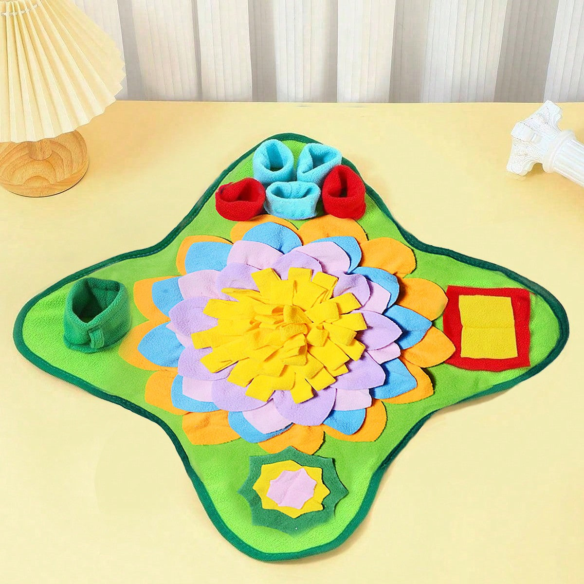 1 Pc Pet Snuffle Mat, Dog Slow Feeding Mat, Pet Scent Training Mat