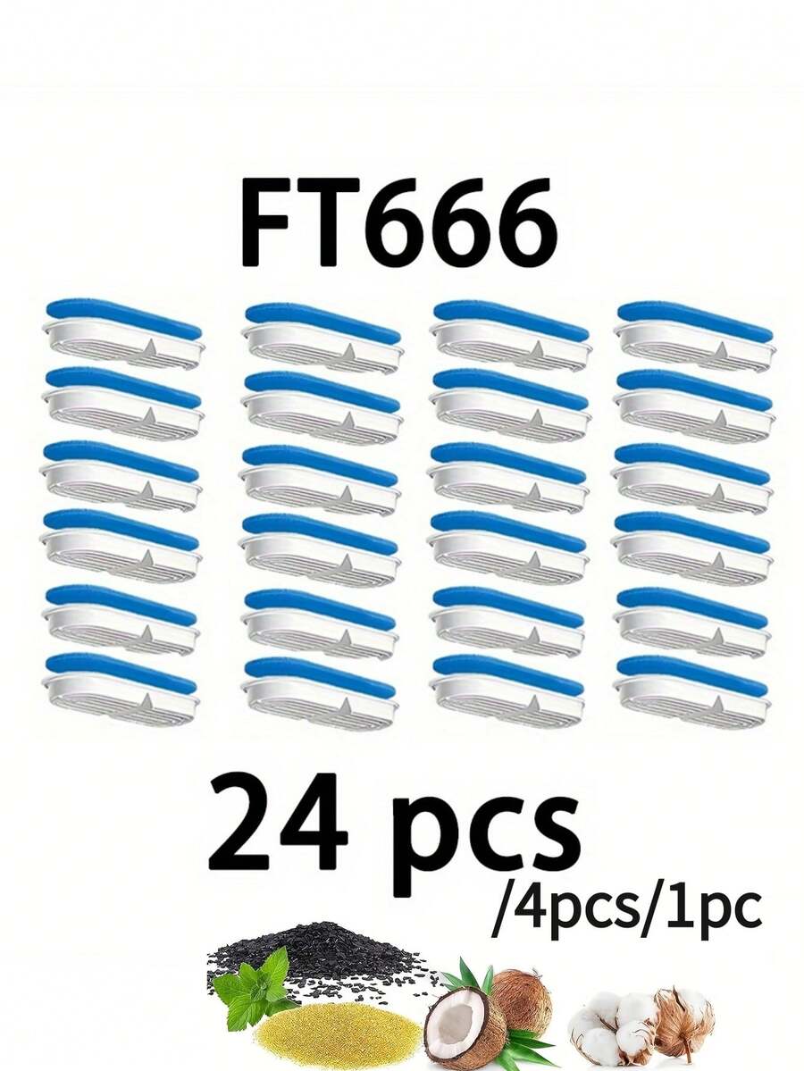 Blue replacement filter cartridge for pet automatic water fountains suitable for small and medium cats and dogs.