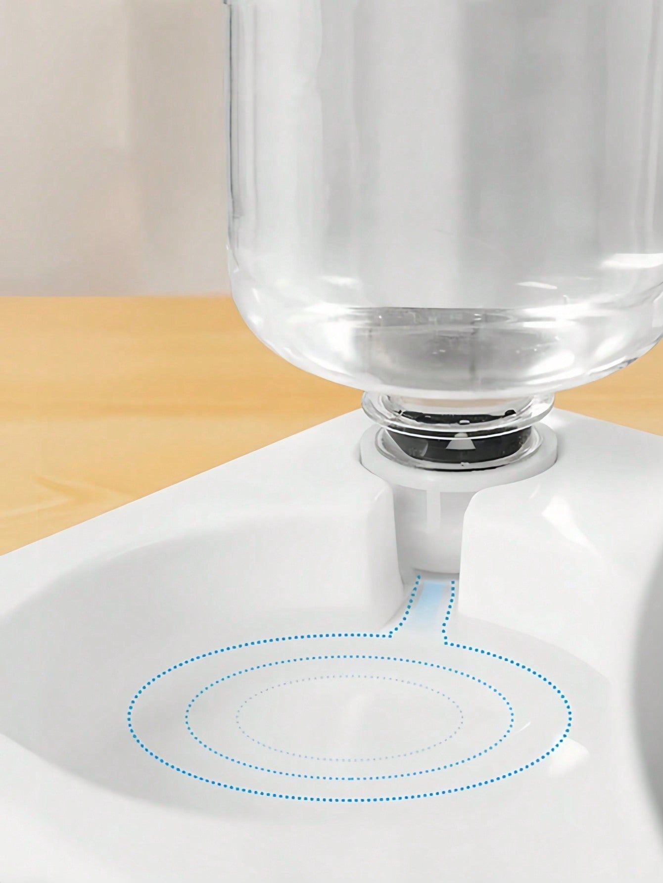 1PC Auto Pet Feeder &Home Water Bowl - Anti-Spill Dual Dispenser For Dogs/Cats, Smart Food & Water Station With Large Capacity,Easy To Clean And Maintain