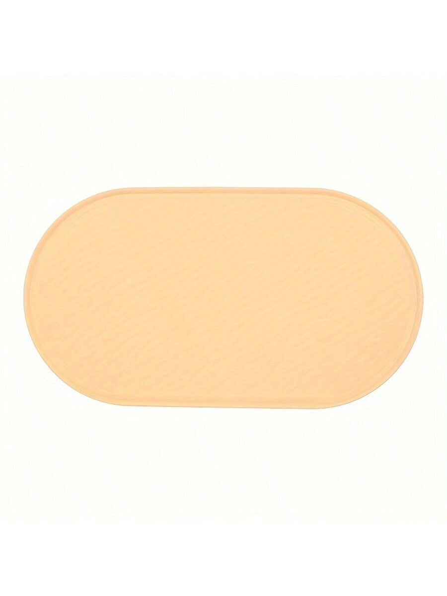 Multicolor silicone pet feeding mat for cats and dogs featuring a non-slip and anti-spill design to keep pet bowls in place.