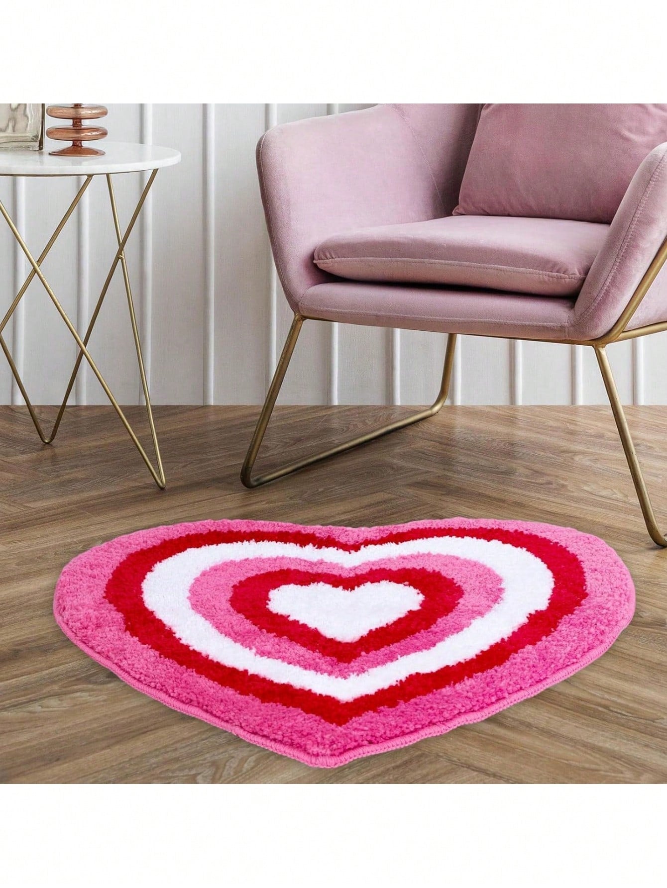 Multicolor heart shaped plush pet sleeping mat with skid resistant bottom for dogs and cats