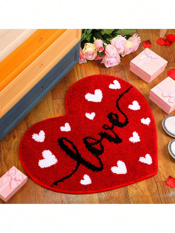 Multicolor heart shaped pet sleeping pad with anti-slip bottom and insulated polyester layer for dogs and cats