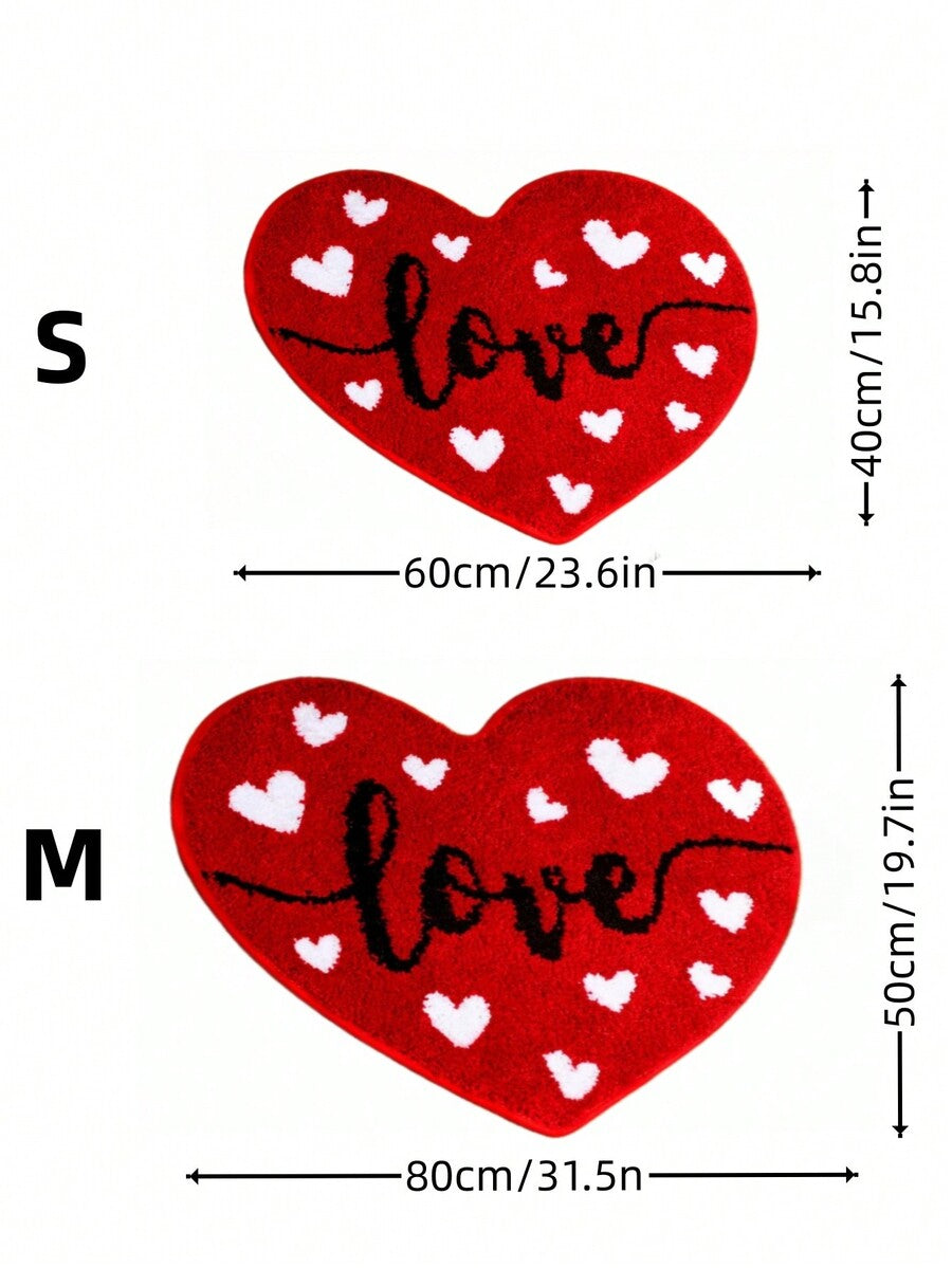 Multicolor heart shaped pet sleeping pad with anti-slip bottom and insulated polyester layer for dogs and cats