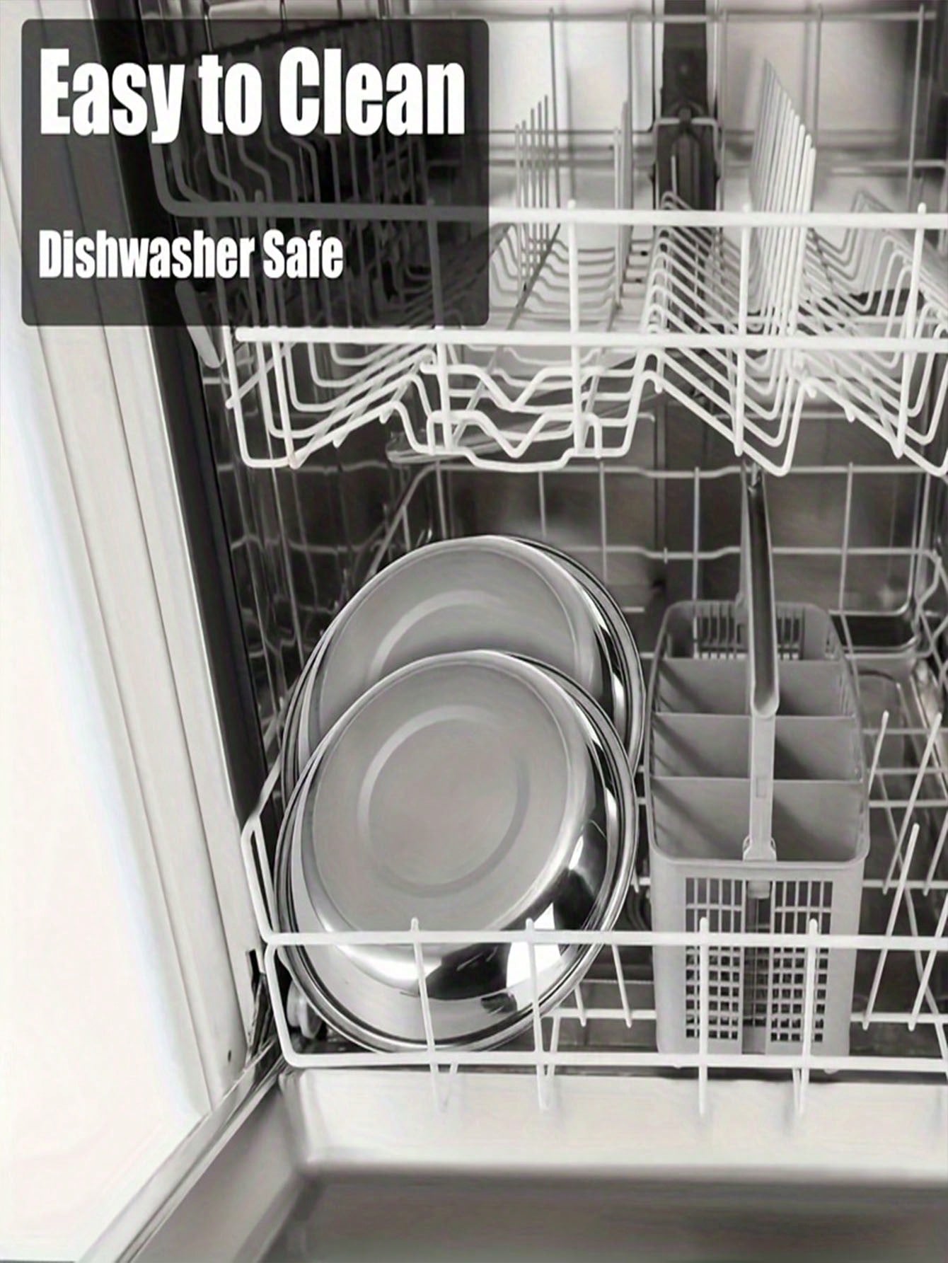 1/2/5PCS Stainless Steel Cat Bowl, 5.9 Inch Tub Pet Dish, Wide And Shallow Design Fits Cat Whiskers, Easy To Clean For Cats And Puppies, Large Diameter Pet Food And Water Bowl, Safe Dishwasher Safe Material.