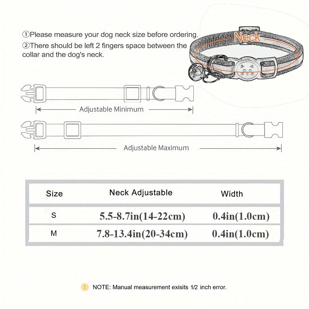 Leopard print adjustable cat collar with golden bell for cats and small pets, made from multicolor polyester.