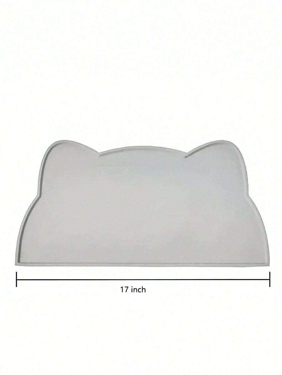 Multicolor silicone pet food mat featuring an anti-slip waterproof design for easy clean feeding.