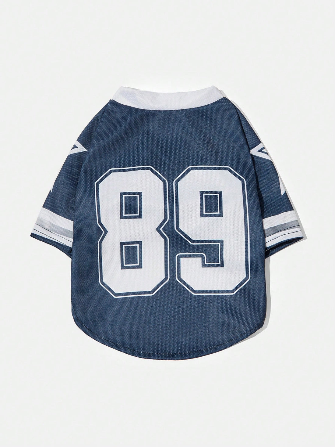 1pc Pet Cat/Dog Versatile Blue Numbered Star Print Stylish Sports Jersey T-Shirt
