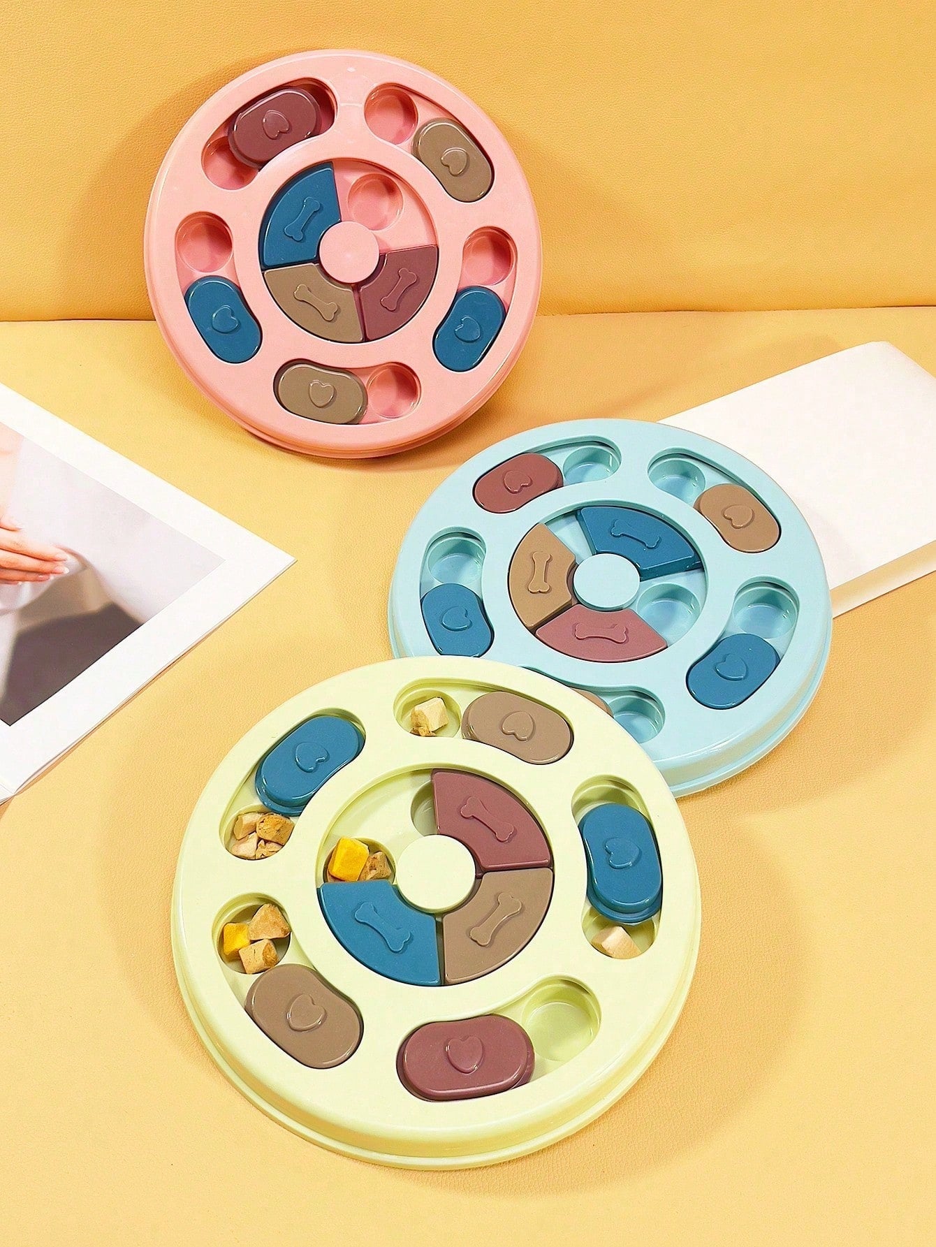 Dog Puzzle Toy - Dog Brain Stimulation Toy, Stimulates Brain Development, Can Be Used For Puppy Feeding Rewards, Interactive Games, Suitable For Small And Medium Dogs And Various Cats.