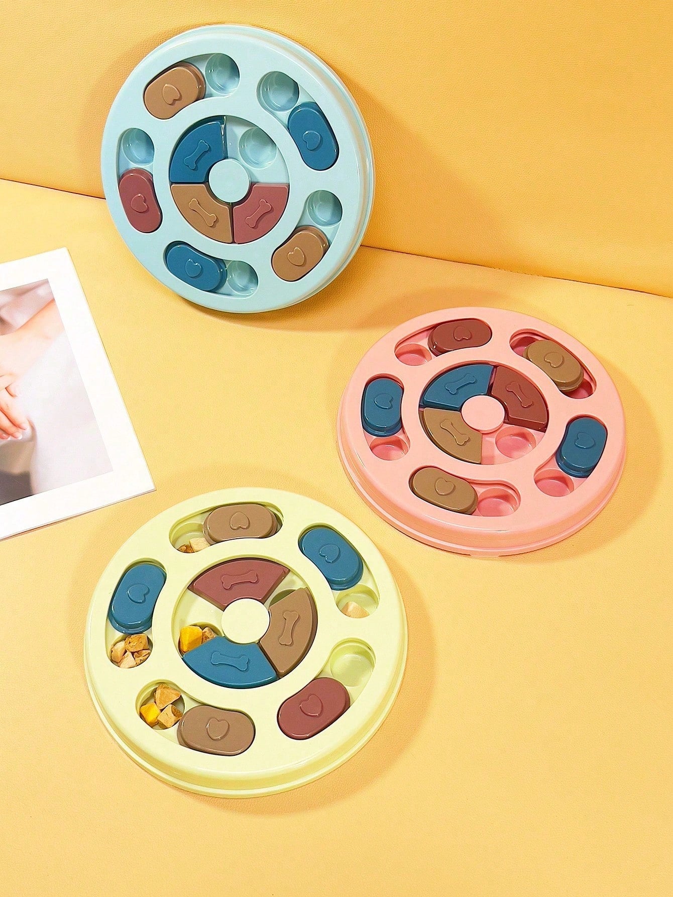 Dog Puzzle Toy - Dog Brain Stimulation Toy, Stimulates Brain Development, Can Be Used For Puppy Feeding Rewards, Interactive Games, Suitable For Small And Medium Dogs And Various Cats.