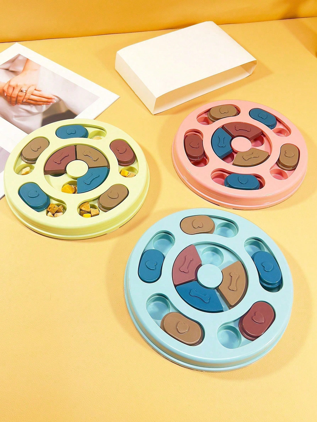 Dog Puzzle Toy - Dog Brain Stimulation Toy, Stimulates Brain Development, Can Be Used For Puppy Feeding Rewards, Interactive Games, Suitable For Small And Medium Dogs And Various Cats.