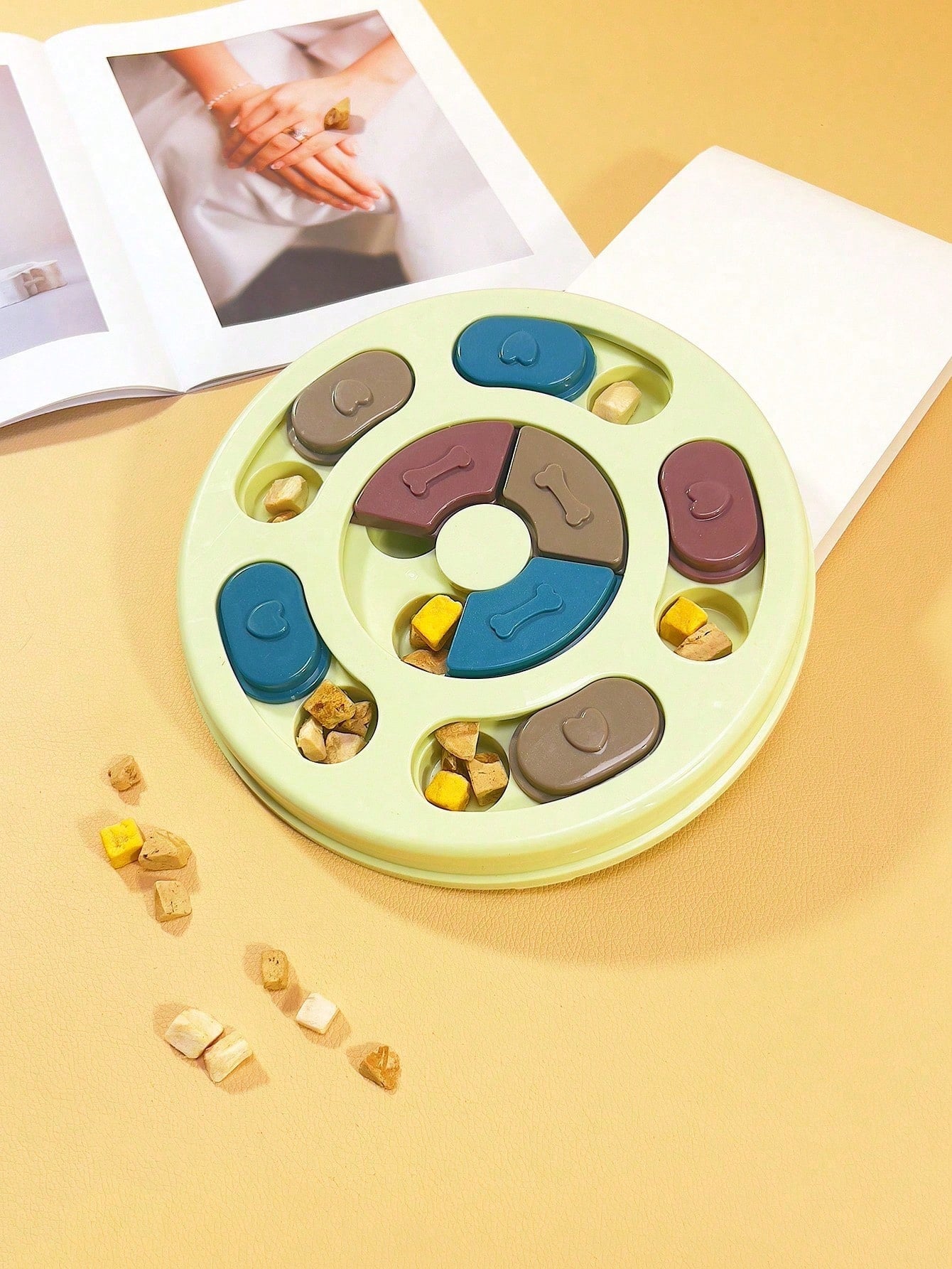 Dog Puzzle Toy - Dog Brain Stimulation Toy, Stimulates Brain Development, Can Be Used For Puppy Feeding Rewards, Interactive Games, Suitable For Small And Medium Dogs And Various Cats.