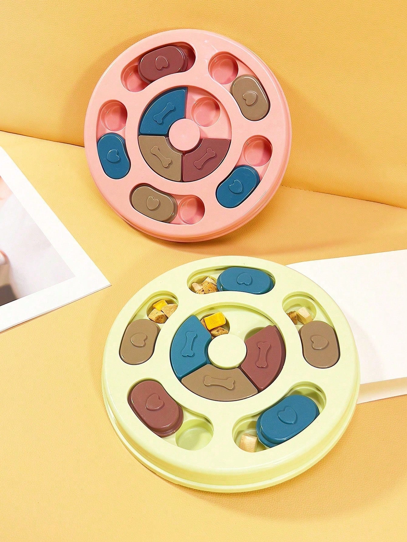 Dog Puzzle Toy - Dog Brain Stimulation Toy, Stimulates Brain Development, Can Be Used For Puppy Feeding Rewards, Interactive Games, Suitable For Small And Medium Dogs And Various Cats.
