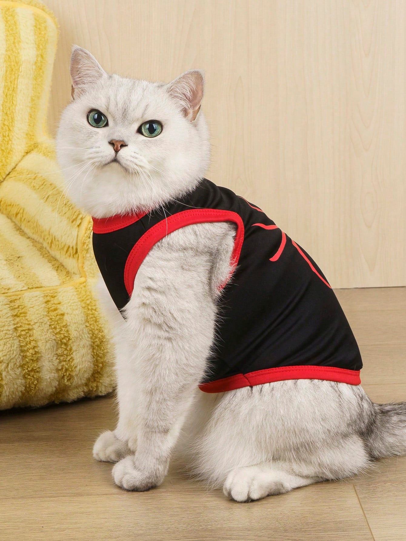 2pcs/Set Polyester Spider & Bat Print Anti-Flea Anti-Shedding Breathable Pet Vest Jacket, Suitable For Cats And Dogs Indoor And Outdoor Use