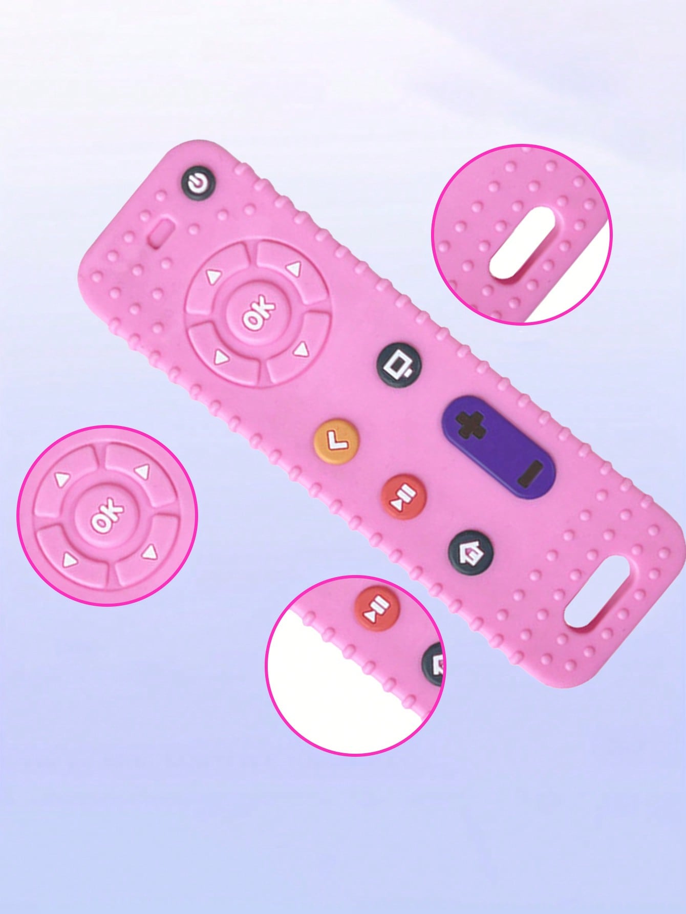 1pc Silicone Dog Teething Toy, Chewable Remote Control For Puppies, Teeth Cleaning Toy For Small Breeds