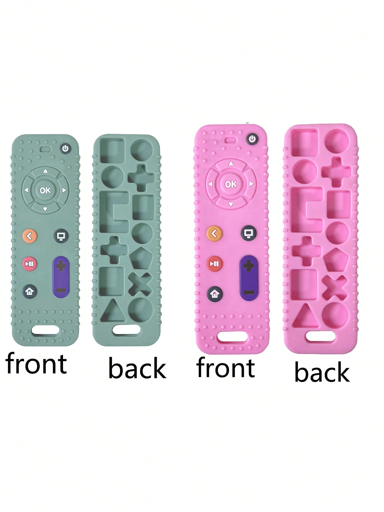 1pc Silicone Dog Teething Toy, Chewable Remote Control For Puppies, Teeth Cleaning Toy For Small Breeds