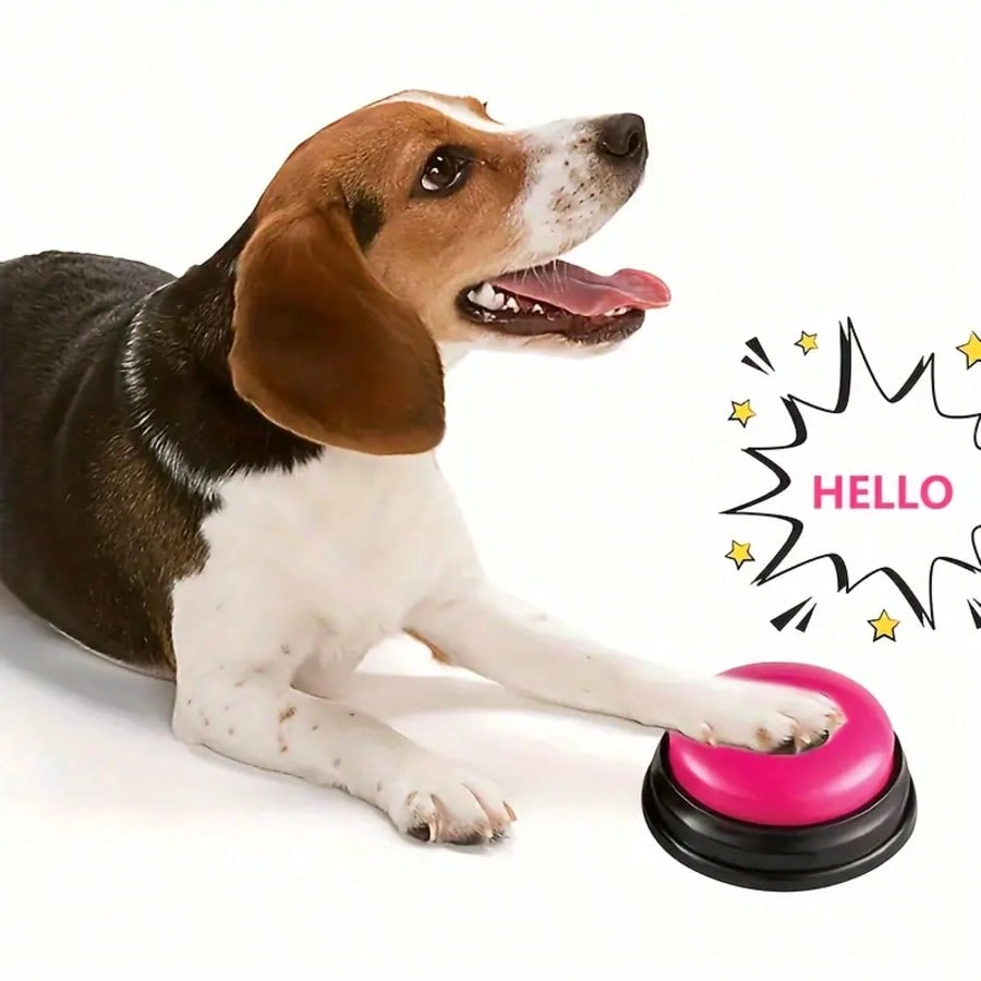 ENSSU Dog Voice Recording Button, Pet Communication Training Buzzer, Teach Dogs To Talk, Battery-Free, Gift, Promotional Item, Celebration Gift
