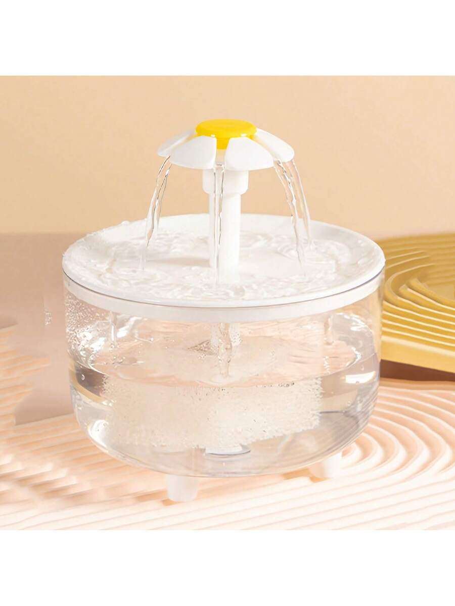 Multicolor 1500ml USB powered automatic circulating pet water dispenser fountain with filter for cats and dogs.