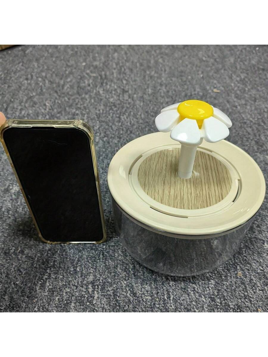 Multicolor 1500ml USB powered automatic circulating pet water dispenser fountain with filter for cats and dogs.