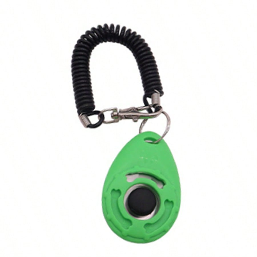 New Pet Training Clicker With Colorful Clickers Training Kit, Suitable For Dogs And Cats, Soft Rubber Wrist Band Design, Flexible And Comfortable Wear, Button Operation Won't Fatigue The Hand During Animal Training