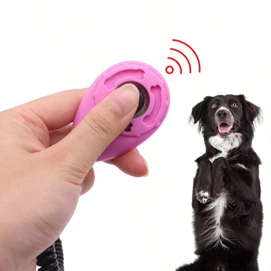 New Pet Training Clicker With Colorful Clickers Training Kit, Suitable For Dogs And Cats, Soft Rubber Wrist Band Design, Flexible And Comfortable Wear, Button Operation Won't Fatigue The Hand During Animal Training