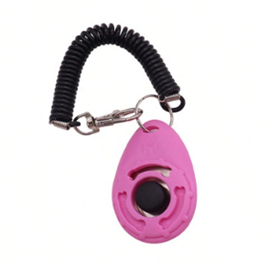 New Pet Training Clicker With Colorful Clickers Training Kit, Suitable For Dogs And Cats, Soft Rubber Wrist Band Design, Flexible And Comfortable Wear, Button Operation Won't Fatigue The Hand During Animal Training