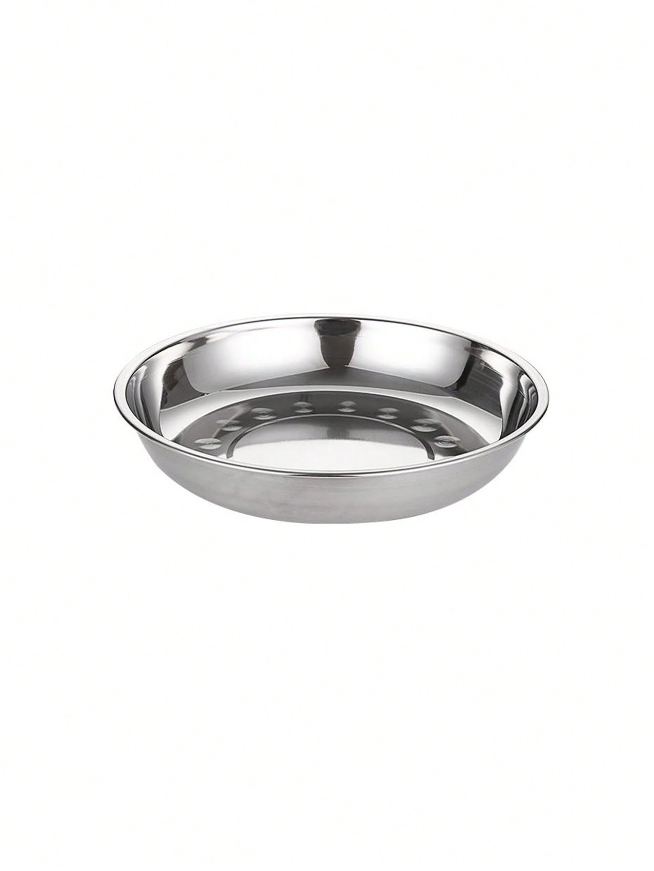 1/2/5PCS Stainless Steel Cat Bowl, 5.9 Inch Tub Pet Dish, Wide And Shallow Design Fits Cat Whiskers, Easy To Clean For Cats And Puppies, Large Diameter Pet Food And Water Bowl, Safe Dishwasher Safe Material.