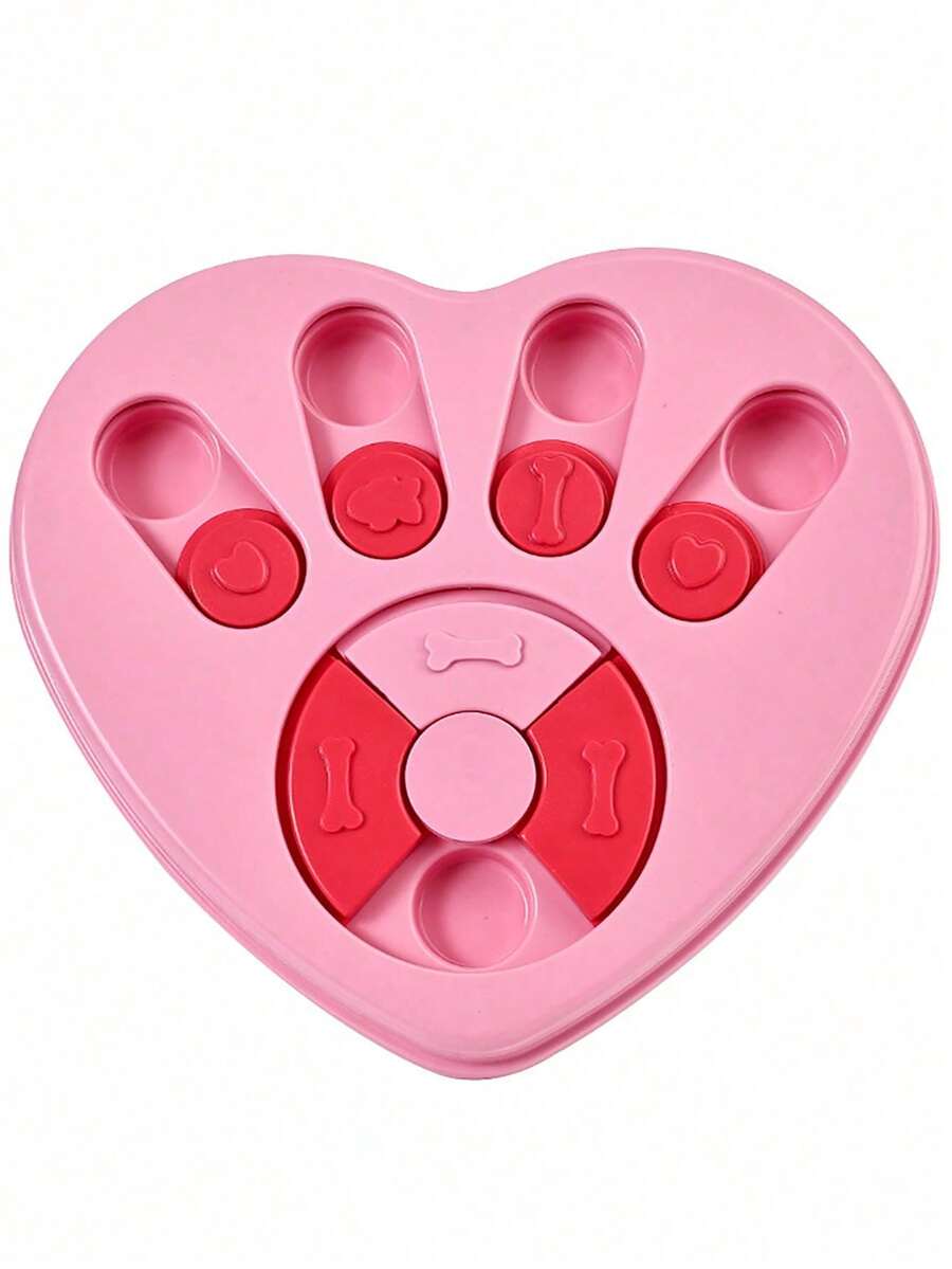 Multicolor PP plastic interactive dog puzzle slow feeder bowl for dogs and cats.