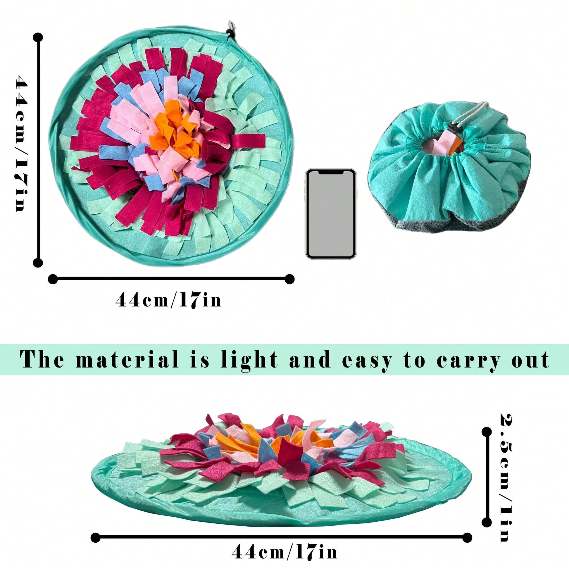 Dog Snuffle Mat,Dog Toys,Interactive Sniff Mat For Dogs Slow Eating And Keep Busy,Adjustable Snuffle Mat For Dogs Small And Large Breed, Cats-Dog Puzzle Toys, Encourages Natural Foraging Skills For Cats Dogs