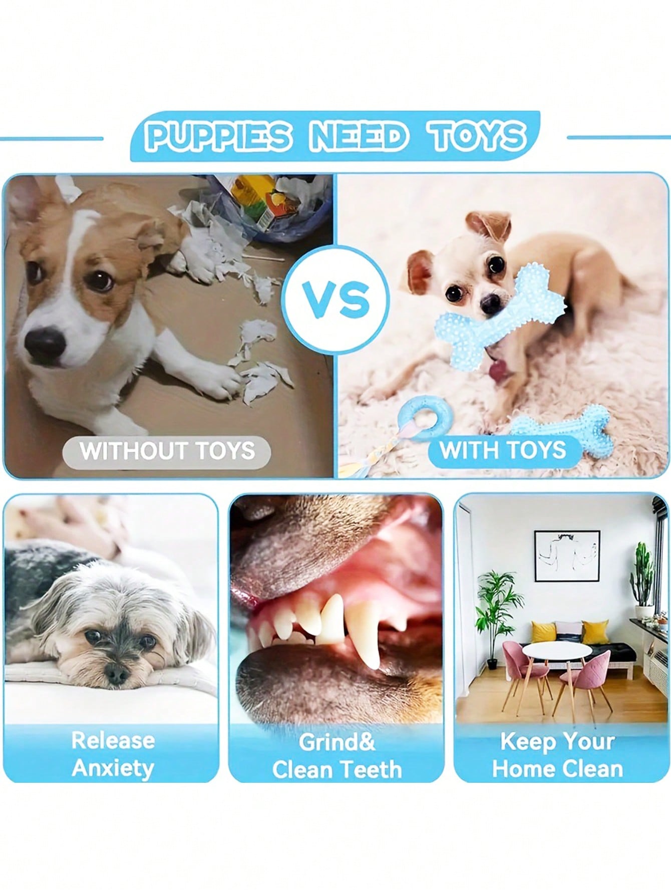 1pc/2pcs/3pcs/4pcs/5pcs/7pcs Pet Chew Toy Set, Dog Toy Set, Teething Toy Set Suitable For Small To Medium Dogs, Durable TPR And Squeaky Chew Toy Series, Interactive Toys, Dog Health Training Toy Kit