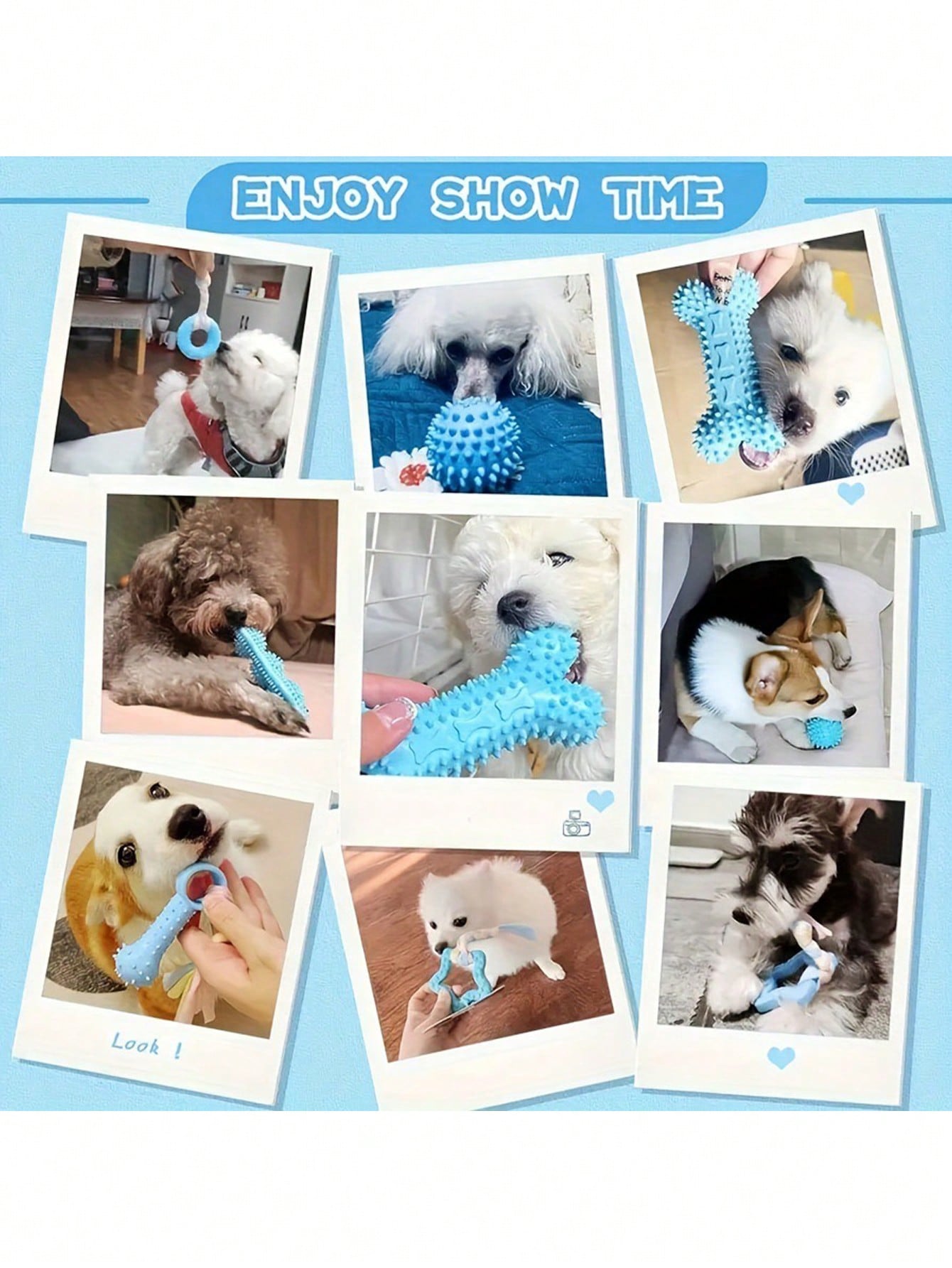 1pc/2pcs/3pcs/4pcs/5pcs/7pcs Pet Chew Toy Set, Dog Toy Set, Teething Toy Set Suitable For Small To Medium Dogs, Durable TPR And Squeaky Chew Toy Series, Interactive Toys, Dog Health Training Toy Kit