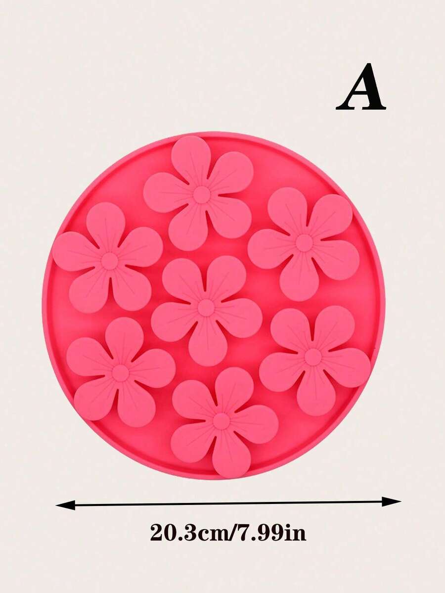 Multicolor silicone pet lick plate with suction cup design and animal plant patterns for dogs and cats